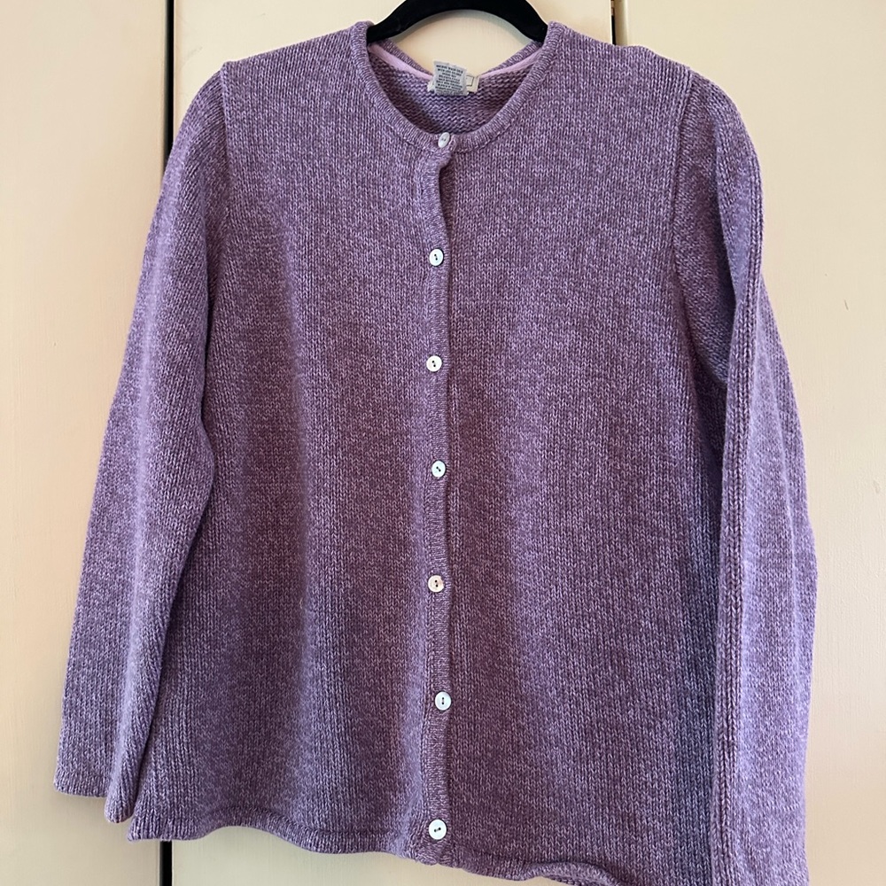 Lavender Cotton Cardigan